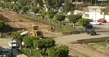 صحافة المواطن: تجريف حدائق شارع أبو بكر الصديق بمصر الجديدة لتوسيع الطريق