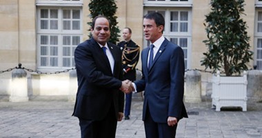 رئيس وزراء فرنسا للسيسى: مصر ركيزة أساسية لأمن واستقرار  الشرق الأوسط