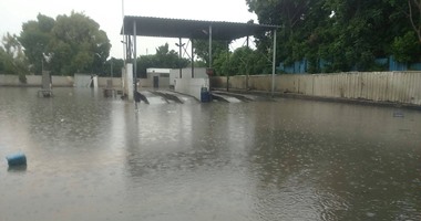هطول أمطار غزيرة على نواحى متفرقة من الإسكندرية