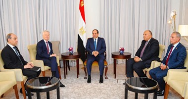 السيسى يؤكد تطلع مصر للاستفادة من خبرة بريطانيا فى تطوير البنية التحتية