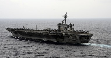وزير الدفاع الأمريكى آش كارتر يزور حاملة الطائرات روزفلت فى بحر الصين