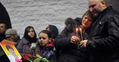 روسيا تدفن أشلاء المجهولين من ضحايا طائرة سيناء فى مقبرة جماعية