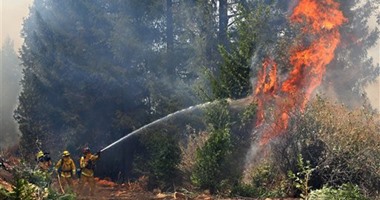 اندلاع حرائق غابات فى جنوب فرنسا وإصابة 4 من رجال الإطفاء