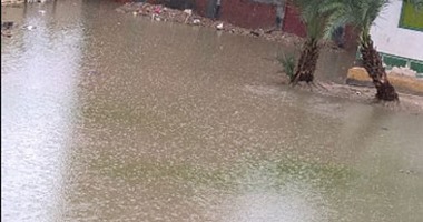 صحافة المواطن: بالصور.. تساقط الأمطار فى "حوش عيسى" بالبحيرة