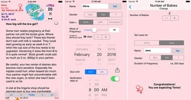 "مبروك المدام حامل".. 7 تطبيقات "آى فون" عشان تساعدها بدل ما تتفرج عليها.. تؤهلك لتكون أبا أفضل وتساعدك على التعامل مع زوجتك خلال شهور الحمل.. توفر لك دليلا للتعامل فى غرفة الولادة ورعاية الطفل