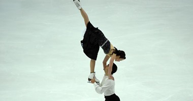 بالصور.. تألق متنافسى كأس الجائزة الكبرى للرقص على الجليد بالصين "ISU"