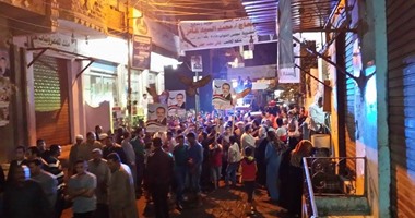 بالصور.. مسيرة حاشدة لمرشح المصريين الأحرار بـ"السنطة" فى الغربية
