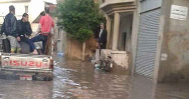 تواصل هطول الأمطار بغزارة بمختلف مناطق شمال سيناء