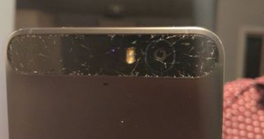 بالصور.. شكاوى عديدة من تحطم الزجاج الخلفى والأمامى لهاتف  Nexus 6P