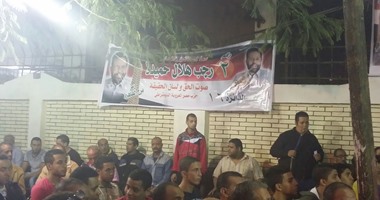هلال حميدة يلتقى أهالى شياخة المنسى وينظم مسيرة بباب الشعرية لحشد مؤيديه