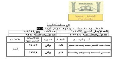 عدد من صوتوا بانتخابات الإعادة بطلخا يفوق عدد الناخبين 