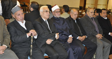 بالصور علماء الأمة فى عزاء الدكتور عبد الحليم عويس