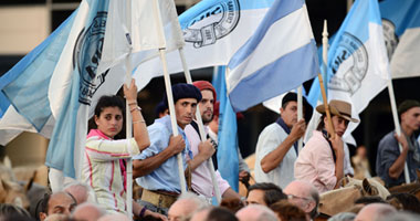 مظاهرات حاشدة فى الأرجنتين احتجاجا على مصادرة الحكومة الأراضى الزراعية