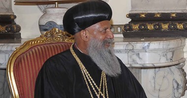 استقبال حافل لبطريرك إثيوبيا بالكاتدرائية المرقسية بالإسكندرية