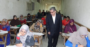 ضبط 77 حالة غش فى امتحانات الترم الأول بجامعة بنى سويف