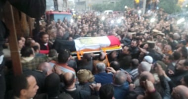 جنازة شهيد سيناء تتحول لمظاهرة ضد الإخوان فى مسقط رأسه بميت غمر