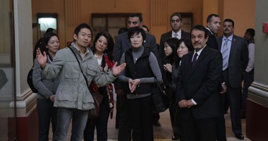 زوجة رئيس وزراء اليابان تزور المتحف المصرى ومنطقة الأهرامات