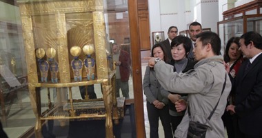 قرينة رئيس وزراء اليابان تشيد بالحضارة المصرية القديمة