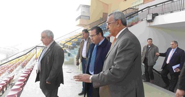 رئيس جامعة المنصورة يتفقد القرية الأولمبية والمركز الإعلامى