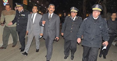 وصول مدير أمن القاهرة لتفقد الحالة الأمنية بقسم المطرية