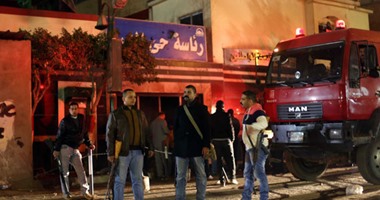 الإخوان يتلفون سيارة نصف نقل وأجهزة كمبيوتر بعد حرق مبنى حى الهرم