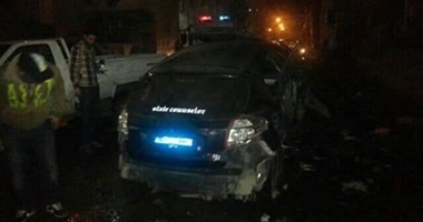 انفجار سيارة مفخخة أمام مبنى الطب الشرعى ببورسعيد