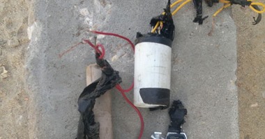 تفكيك قنبلة صوتية بجوار مستشفى ناصر المركزى فى بنى سويف