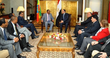 الرئيس السيسى يعقد لقاءات ثنائية مع عدد من زعماء إفريقيا بأديس أبابا