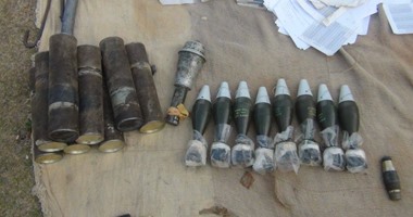 إحالة واقعة العثور على 11قنبلة داخل صندوق قمامة للنيابة العسكرية