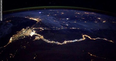 رائد فضاء أمريكى يلتقط أروع صورة لنهر النيل ودلتا مصر