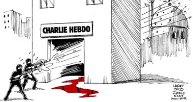 كارلوس لاتوف يتناول "تشارلى إبدو" بـ5 رسومات توضح انتقائية الغرب