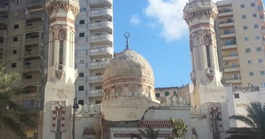 غلق حرم المسجد الإبراهيمى بكفر الشيخ لحين الانتهاء من الترميمات