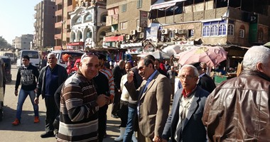 حى شمال الجيزة يشن حملة مكبرة لرفع إشغالات الباعة الجائلين بإمبابة