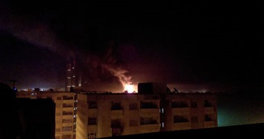 بالفيديو.."صحافة المواطن".. السيطرة على حريق ضخم بمحطة توليد كهرباء فى أبو قير