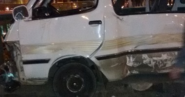 ننشر أسماء المصابين فى حادث انقلاب سيارة ميكروباص على الصحراوى بالمنيا