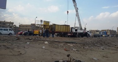 مرور القاهرة: وضع حواجز حديدية بمحيط أعمال توسعة نفق زهراء المعادى