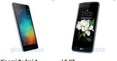 أيهما أقوى.. تعرف على أبرز الفروق بين هاتف LG K7 وRedmi 3