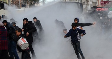 بالصور..مقتل 6 فى تظاهرات دياربكر بتركيا