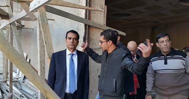 رئيس هيئة قصور الثقافة يتابع أعمال البناء بمسرح بلدية طنطا