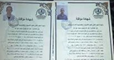 صحافة المواطن: بالصور.. تقديران مختلفان لطالب فى شهادة تخرجه بسوهاج
