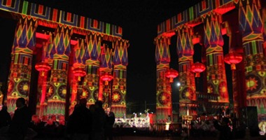  بالفيديو.. معبد الأقصر يتزين لافتتاح العام الثقافى المصرى - الصينى