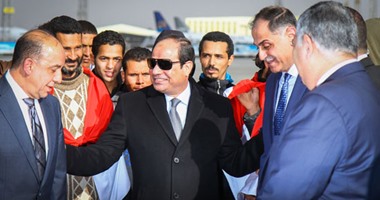 الرئيس يحتفل بالإفراج عن المصريين فى ليبيا على تويتر ورواد الموقع يشاركونه