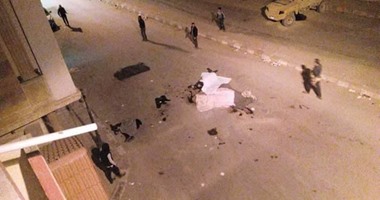 معاينة النيابة لحادث المرازيق الإرهابى: 10 طلقات اخترقت جسد أمين الشرطة