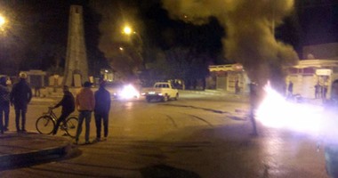 حرق شاحنة إطفاء وإصابة 3 من الأمن التونسى خلال مواجهات بالقيروان
