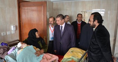 السيد نصر يتفقد مستشفى كفر الشيخ العام والتأمين الصحى لمتابعة العمل بهما