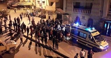 وصول جثامين شهداء حادث العريش إلى مدينة كفر الشيخ 