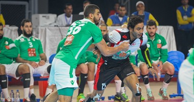 منتخب اليد ينجح فى الضربة الأولى  ويفوز على الجزائر فى البطوة الأفريقية