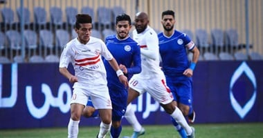 بالصور.. الشوط الأول.. سموحة يتقدم على الزمالك بهدف "المنوفى"