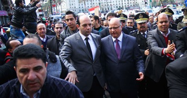 قيادات بالداخلية تتفقد الحالة الأمنية بميدان التحرير