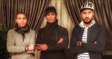 محمد رمضان ينشر صورته مع محمد زيدان ومحمد شوقى بعد مباراة "بلياردو"